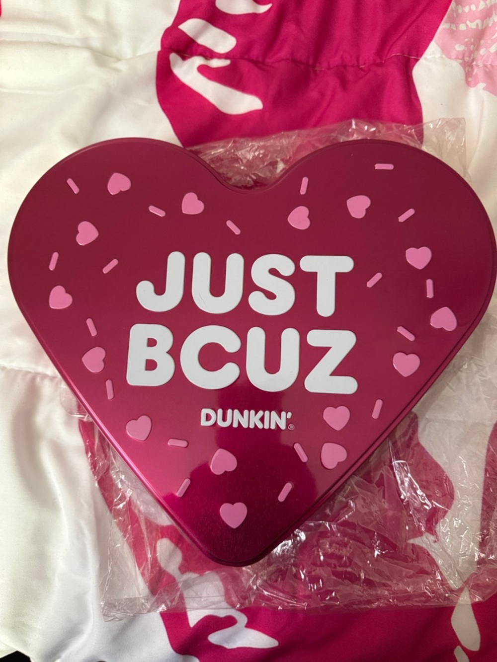 Munchkin Heart Tin - UR MY FAVE in Vibrant Fuchsia